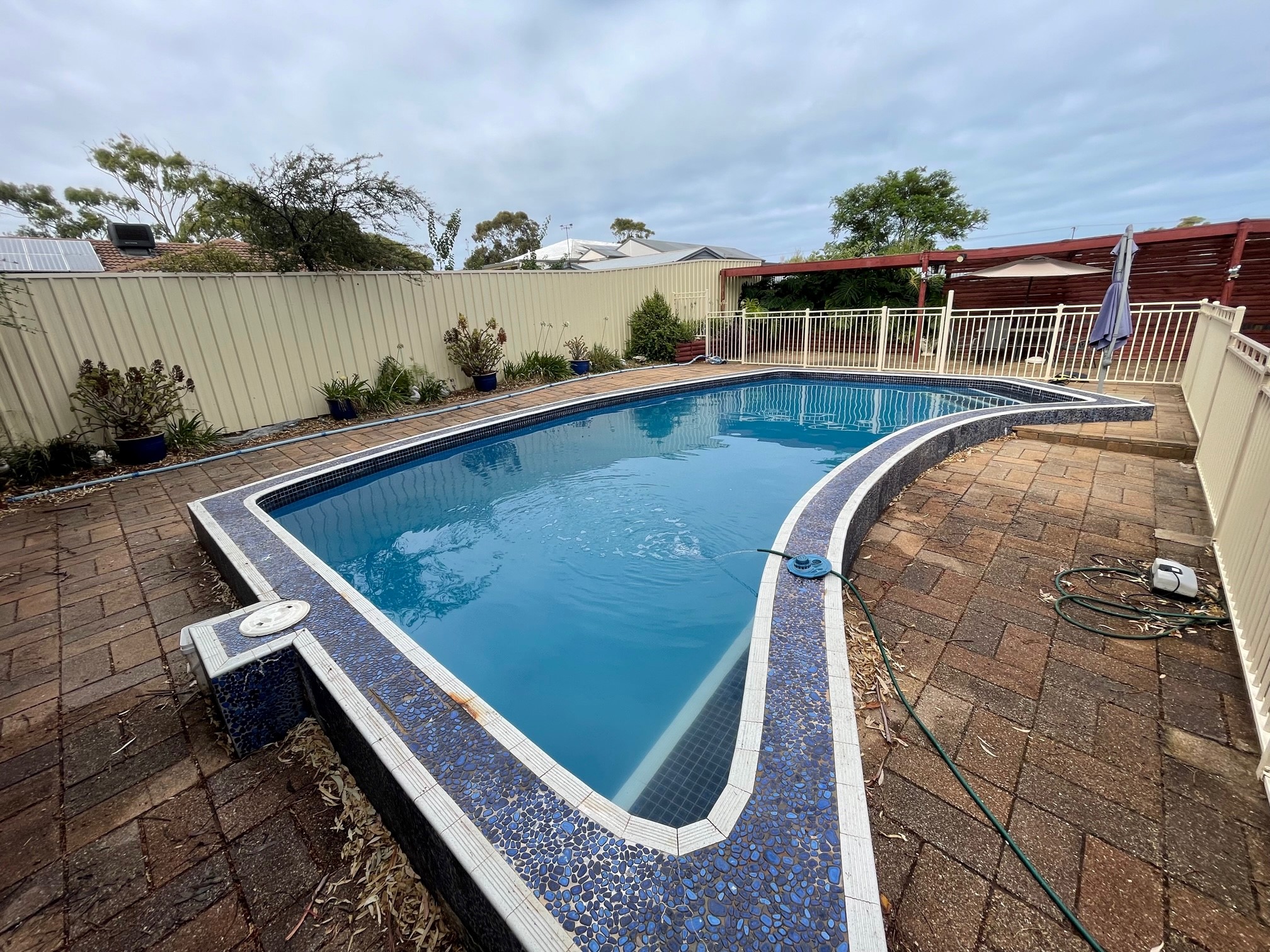 Green Pool Recovery with chemicals 1b After